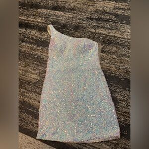 Sparkling One-Shoulder Dress